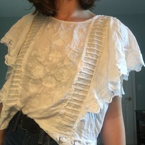 lacey summer blouse